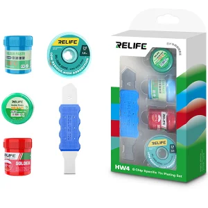 Kit de 3 Estaños en Pasta + Espátula, Relife HW4