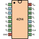 Registro de Desplazamiento de 8 bits con Entradas Paralelas, CMOS CD4014BE - Image 2