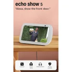 Amazon Echo Show 5 con Pantalla Inteligente, Color Blanco Glaciar - Image 2