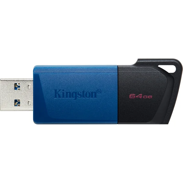 Imagen_203 Memoria USB Kingston DataTraveler Exodia M 3.2 de 64GB, Negro/Azul - Image 1