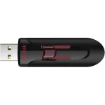 Memoria USB SanDisk Cruzer Glide 3.0 de 64GB, Negro