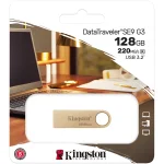 Memoria USB Kingston DataTraveler SE9 G3 3.2 de 128GB, Dorado - Image 3