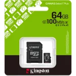 Tarjeta MicroSDXC 64GB Kingston, Canvas Select Plus Clase 10 - Image 3