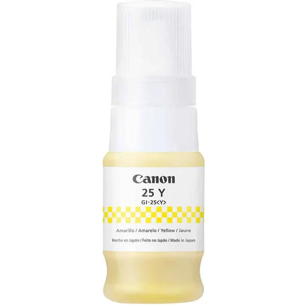 Imagen_248 Tinta Original Canon GI-25 de 37ml, Color Amarillo - Image 1