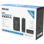 UPS 1000VA 600W de 12 Salidas + 2 Puetos USB + 2 Puertos RJ45, Forza HT-1000LCD - Image 5