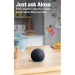 Bocina Inteligente Amazon Echo Dot con Alexa, Color Negro - Image 4