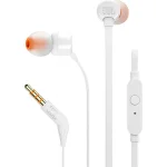 Audífonos con Cable 3.5mm y Micrófono, Color Blanco, JBL TUNE 110