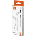 Audífonos con Cable 3.5mm y Micrófono, Color Blanco, JBL TUNE 110 - Image 3