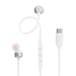 Audífonos con Cable Tipo C y Micrófono, Color Blanco, JBL TUNE 310C