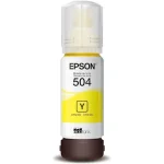 Tinta Original Epson T504 de 70ml, Color Amarillo