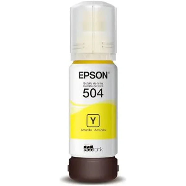 Imagen_375 Tinta Original Epson T504 de 70ml, Color Amarillo - Image 1