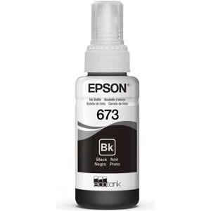 Tinta Original Epson T673 de 70ml, Color Negro