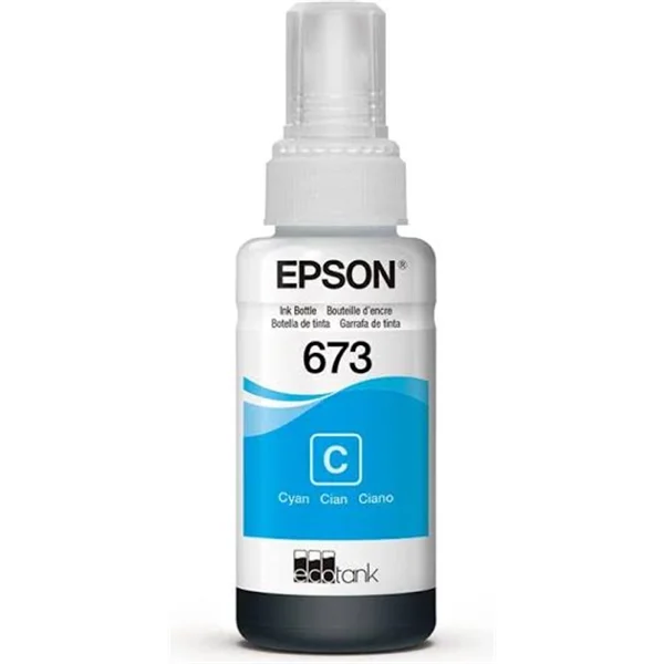 Imagen_394 Tinta Original Epson T673 de 70ml, Color Cyan - Image 1