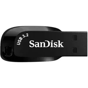 Memoria USB SanDisk Ultra Shift 3.2 de 64GB, Negro