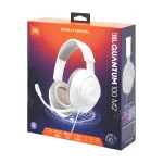 Audífonos Gaming con con Cable 3.5mm y Micrófono Desmontable, Color Blanco, JBL QUANTUM 100 M2 - Image 6