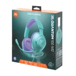 Audífonos Gaming con con Cable 3.5mm y Micrófono Desmontable, Color Cyan, JBL QUANTUM 100 M2 - Image 6