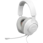 Audífonos Gaming con con Cable 3.5mm y Micrófono Desmontable, Color Blanco, JBL QUANTUM 100 M2