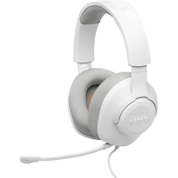 Imagen_445 Audífonos Gaming con con Cable 3.5mm y Micrófono Desmontable, Color Blanco, JBL QUANTUM 100 M2 - Image 1