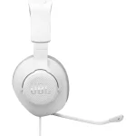 Audífonos Gaming con con Cable 3.5mm y Micrófono Desmontable, Color Blanco, JBL QUANTUM 100 M2 - Image 4