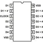 Contador/Divisor Octal, CMOS CD4022 - Image 2