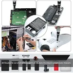 Juego de Destornilladores Multifuncionales con Puntas Magnéticas Intercambiables y Mini Copas 115 en 1 con Estuche Negro - Image 2