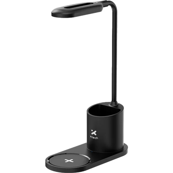 Imagen_578 Lámpara Led de Escritorio con Portalápices y Base de Carga Inalámbrica, XTA-701 - Image 1