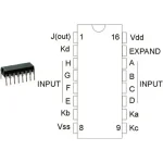 Compuerta Multifunción Expandible de 8 Entradas, CMOS CD4048BE - Image 2