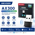 Adaptador USB Nano Wi-Fi 6 de 300Mbps 2.4 GHz AX300, HIKVISION DS-3WRU3X - Image 4