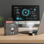 Adaptador USB Nano Wi-Fi 6 de 300Mbps 2.4 GHz AX300, HIKVISION DS-3WRU3X - Image 3