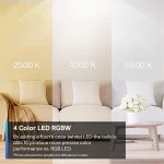 Paquete de 4 Bombillas Inteligentes RGB LED Wi-Fi 8.7W E27, Tapo L530E - Image 3