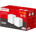 Paquete de 2 Puntos de Acceso WIFI 6 AX1500, Mercusys Halo H60X - Image 6