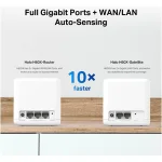 Paquete de 2 Puntos de Acceso WIFI 6 AX1500, Mercusys Halo H60X - Image 3