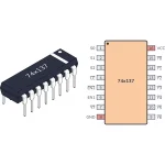 Decodificador/Demultiplexor de 3 a 8 Líneas, TTL 74LS137 - Image 2